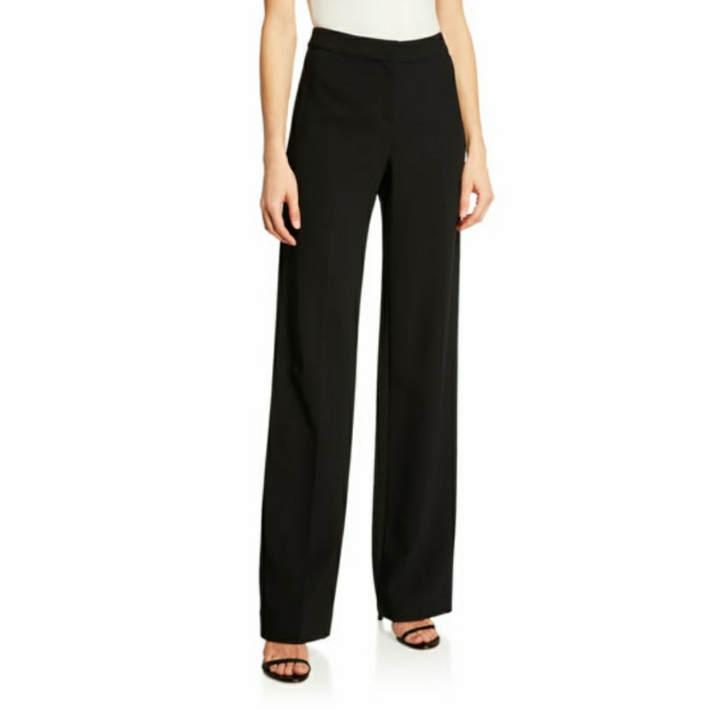 NWT Lafayette 148 | Black Straight Trousers Pants